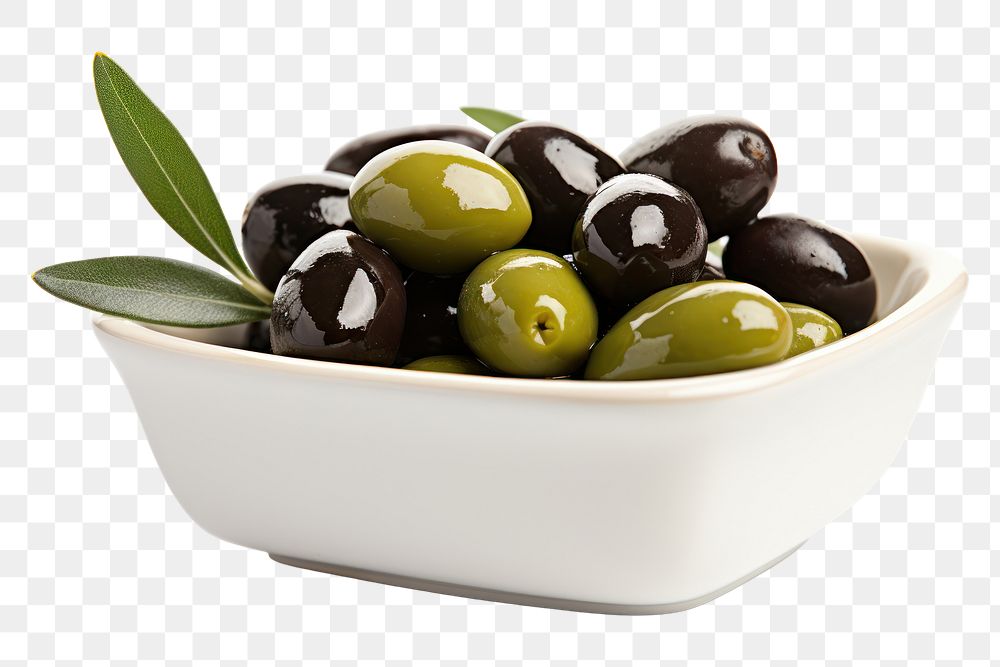 PNG Olives bowl plant food. AI generated Image by rawpixel.