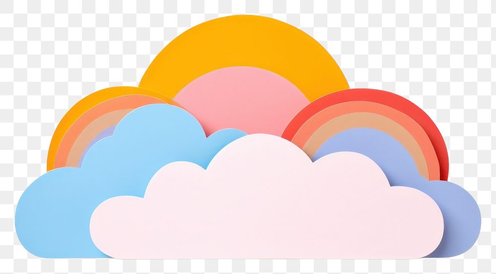 PNG Cloud white background daytime fluffy. AI generated Image by rawpixel.
