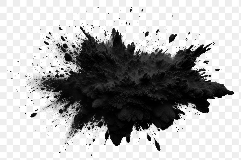 PNG Explosion backgrounds black white background. AI generated Image by rawpixel.