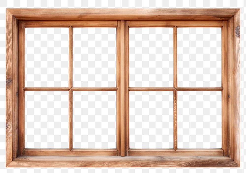 PNG Wooden window frame backgrounds brown white background. AI generated Image by rawpixel.
