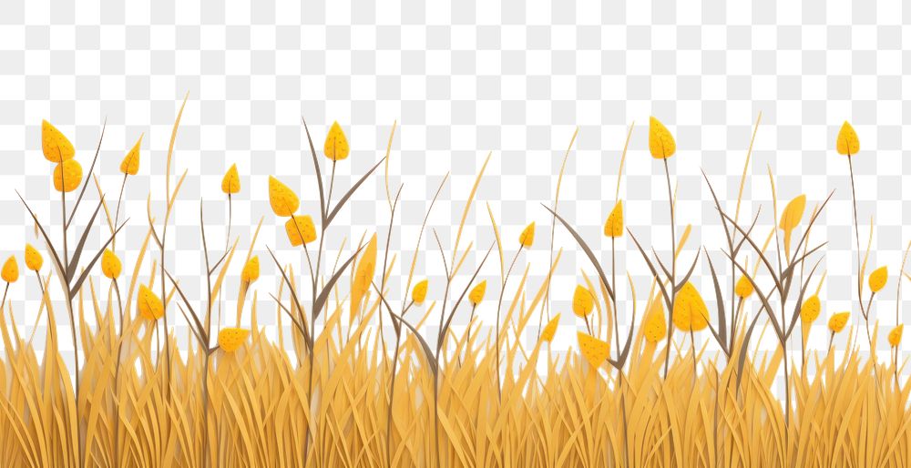 PNG  Yellow grass field backgrounds grassland landscape. AI generated Image by rawpixel.