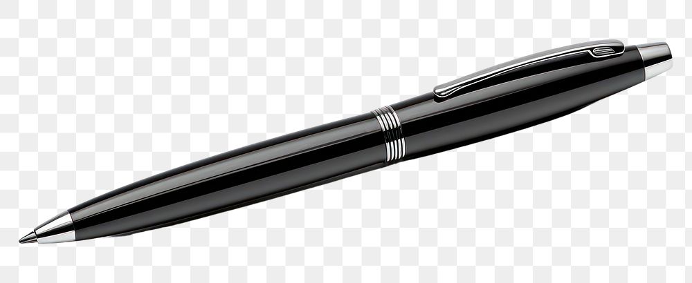 PNG A Ball point pen metal black  