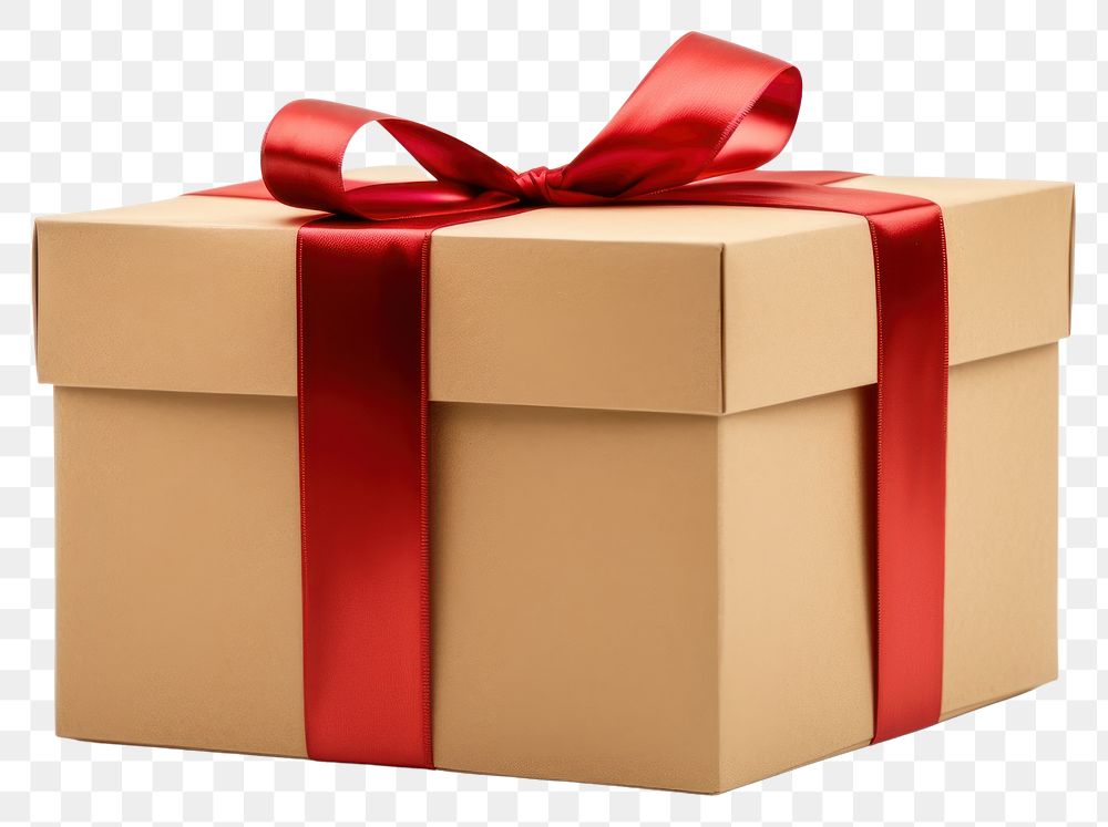 PNG Gift box wrapped ribbon. AI generated Image by rawpixel.