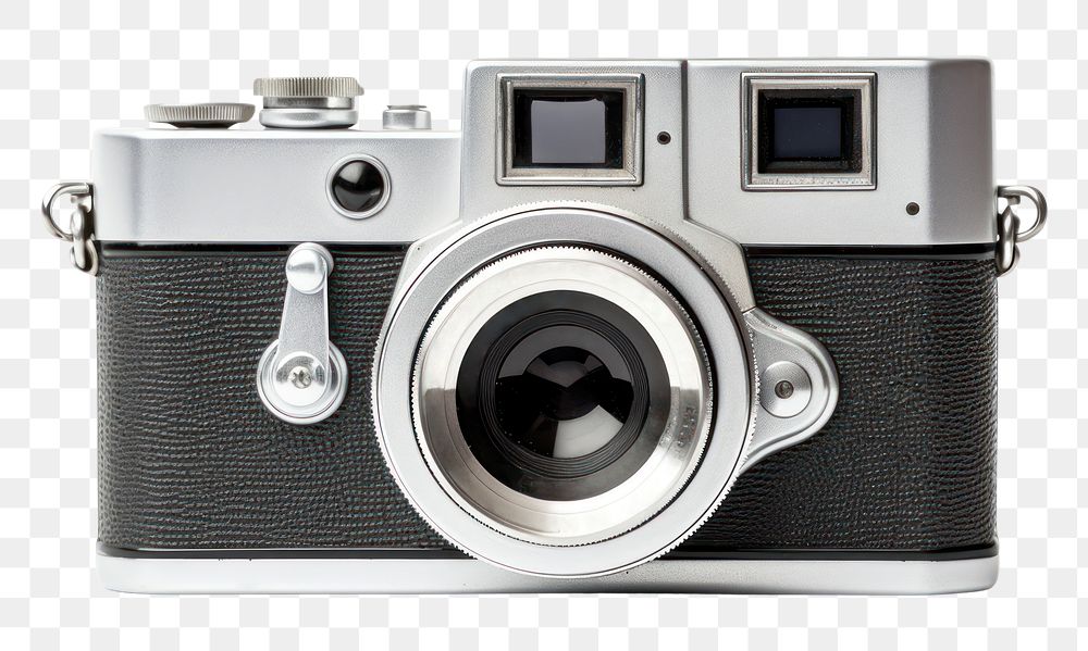 PNG A classic 35mm camera white background electronics technology. AI generated Image by rawpixel.