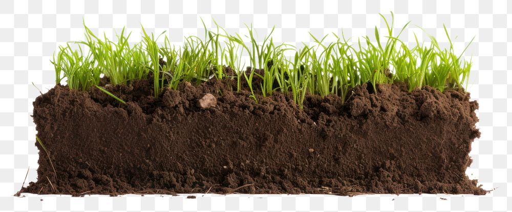 PNG  Grass soil plant green. AI generated Image by rawpixel.