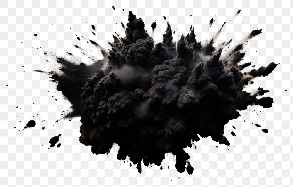 PNG Explosion black white background splattered. AI generated Image by rawpixel.