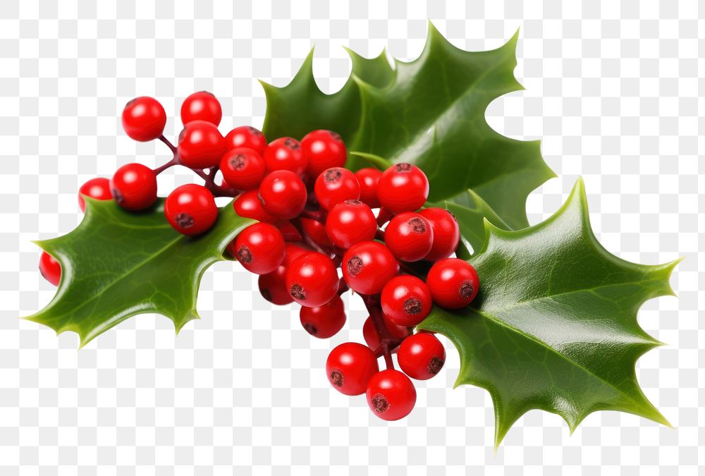 PNG Christmas holly plant food leaf. AI generated Image by rawpixel.