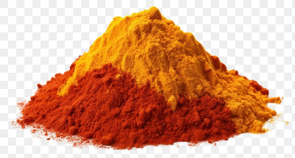 PNG Powder spice white background ingredient. 