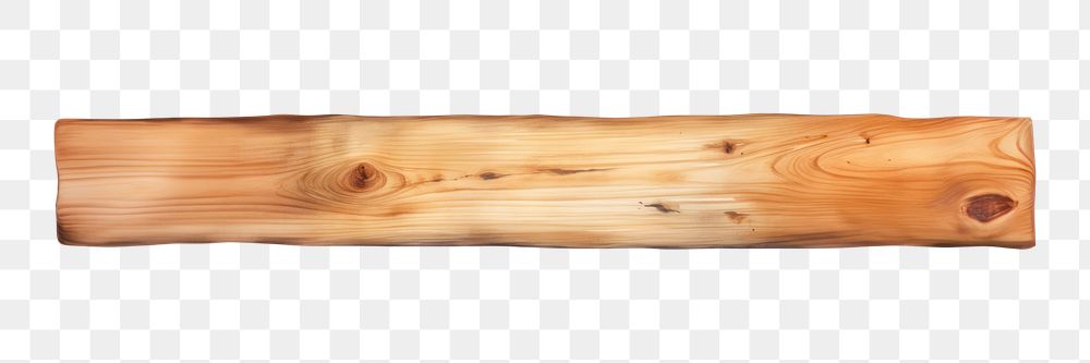 PNG  Wooden plank lumber white background textured. AI generated Image by rawpixel.