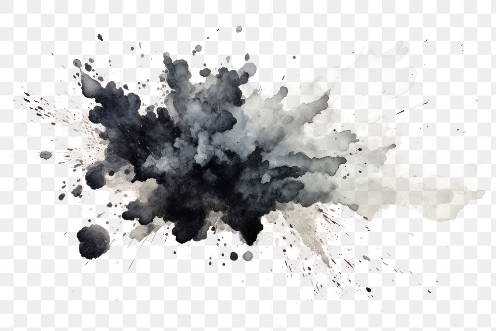 PNG Explosion backgrounds white background splattered. AI generated Image by rawpixel.