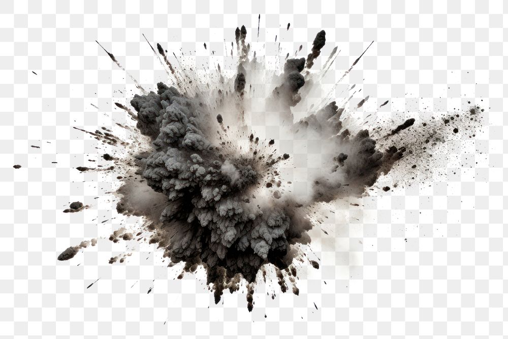 PNG Explosion backgrounds white background splattered. AI generated Image by rawpixel.