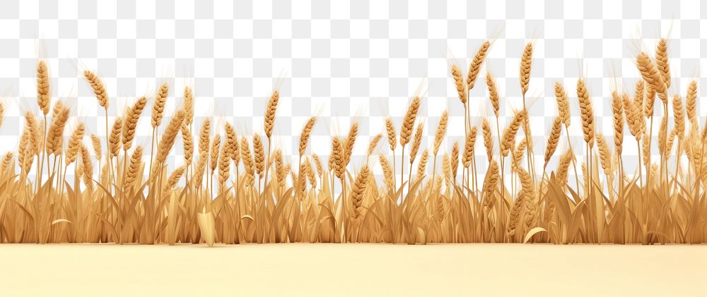 PNG Wheat field border agriculture outdoors nature. AI generated Image by rawpixel.