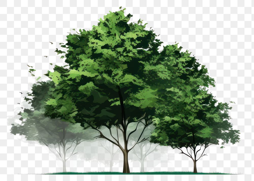 PNG Green Trees tree outdoors nature. AI generated Image by rawpixel.