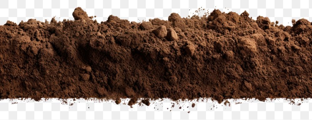 PNG Dirt section soil chocolate outdoors. AI generated Image by rawpixel.