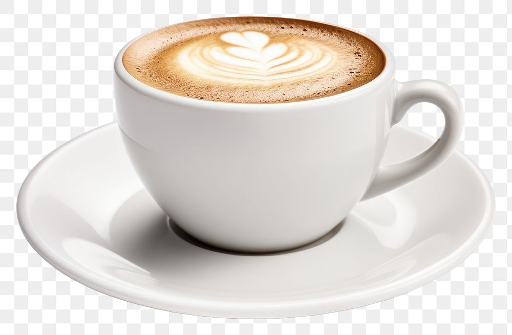 PNG Coffee cup saucer latte. 