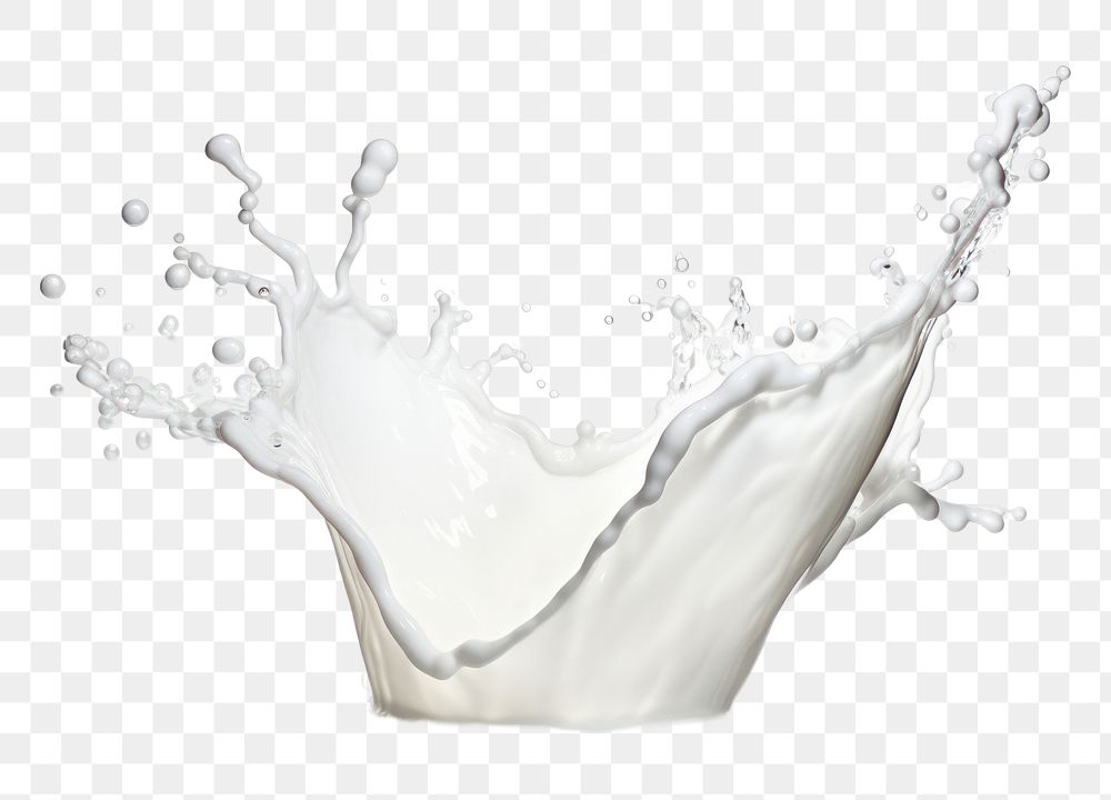 PNG Milk Splash milk white  