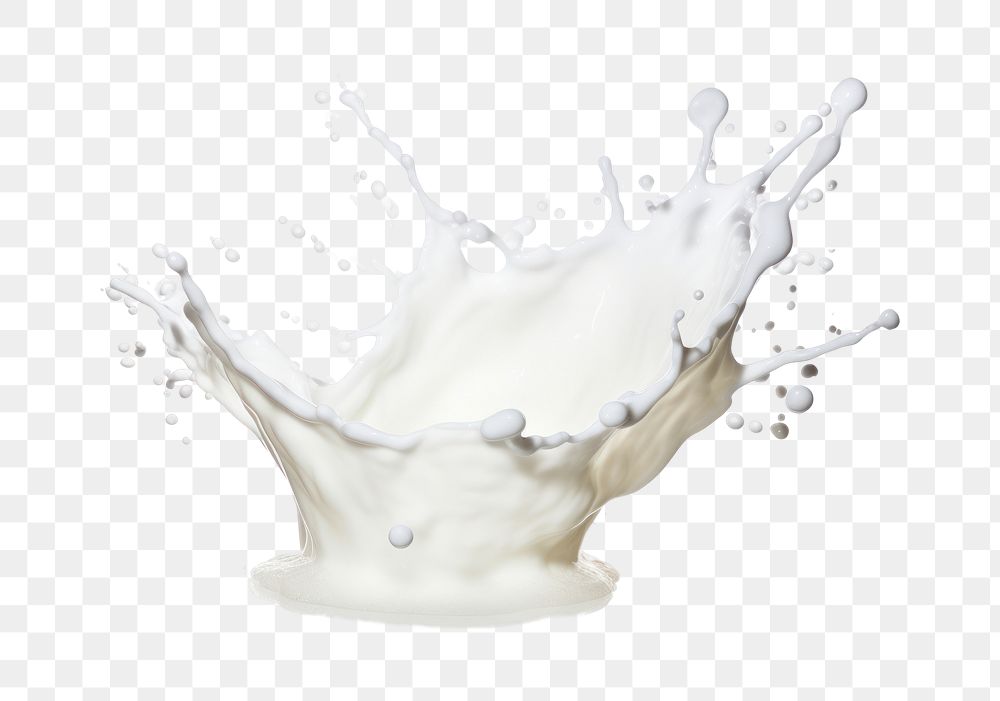 PNG Milk splash milk white white background