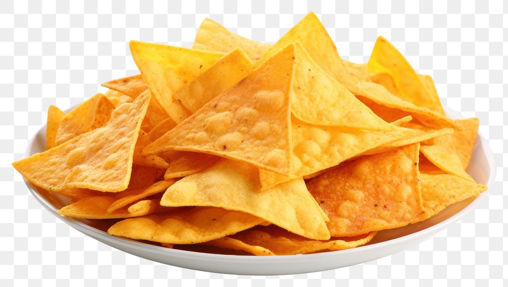 PNG Mexican nachos snack food white background. AI generated Image by rawpixel.