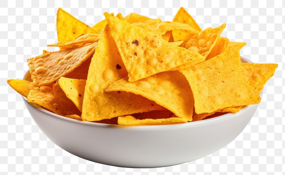 PNG Mexican nachos bowl snack food. AI generated Image by rawpixel.
