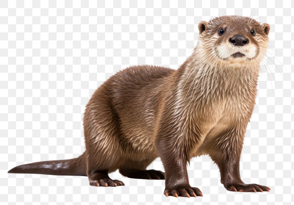 PNG Otter wildlife animal mammal. 