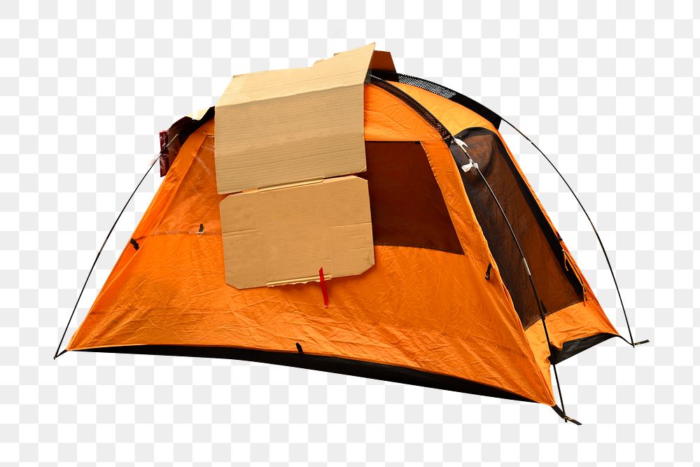 Camping tent png, transparent background