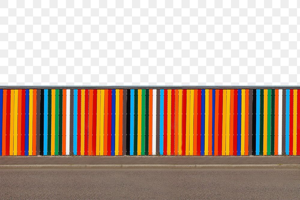 Colorful border png, transparent background