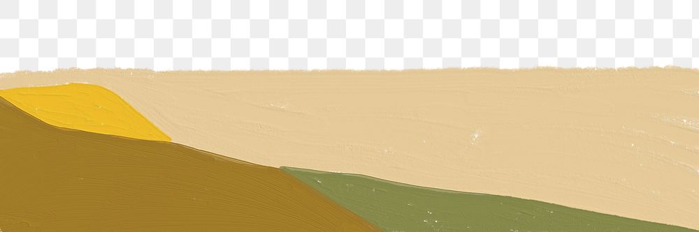 Yellow png border transparent background