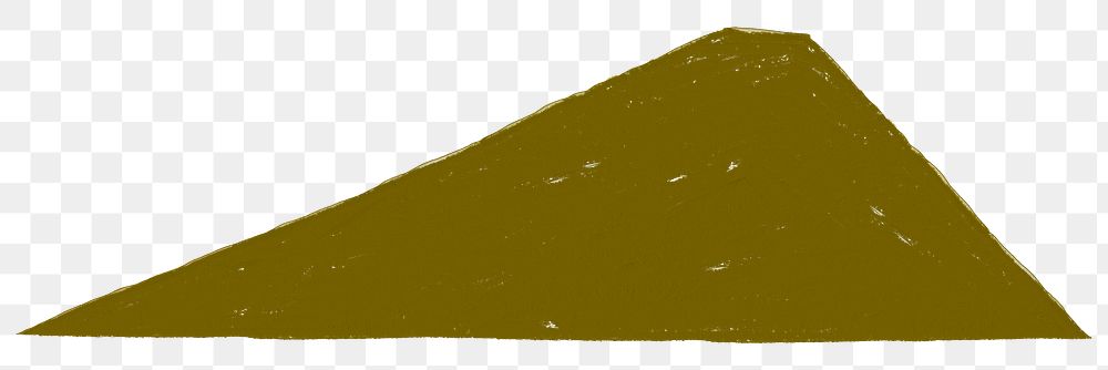 Brown mountain png transparent background