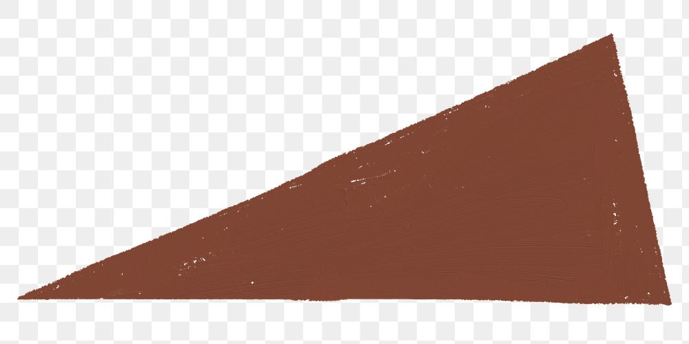 Brown triangle png transparent background