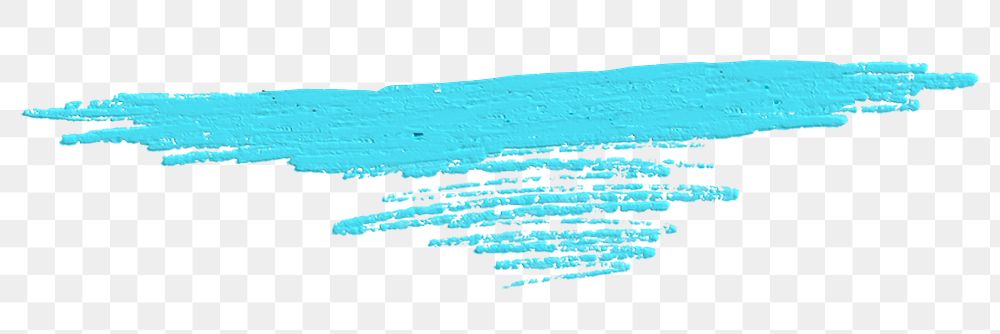 Blue brushstroke png transparent background