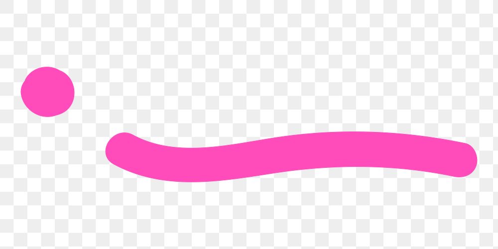 Png abstract pink line, transparent background