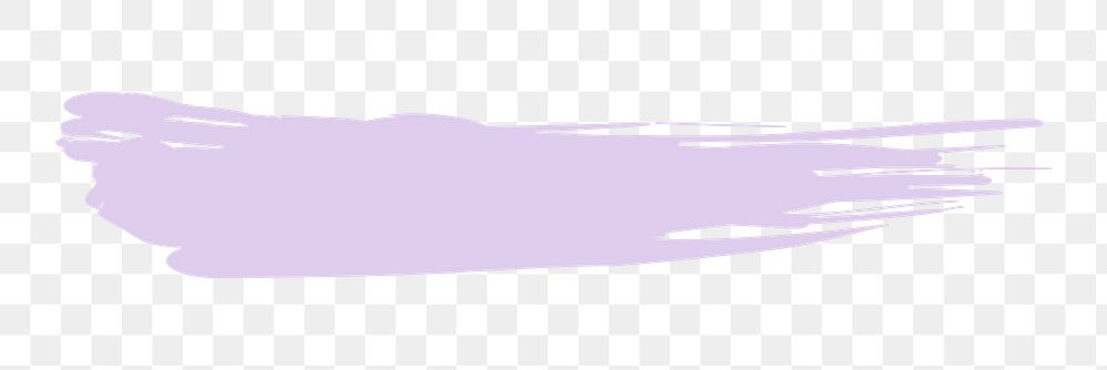 Purple brush stroke png, transparent background