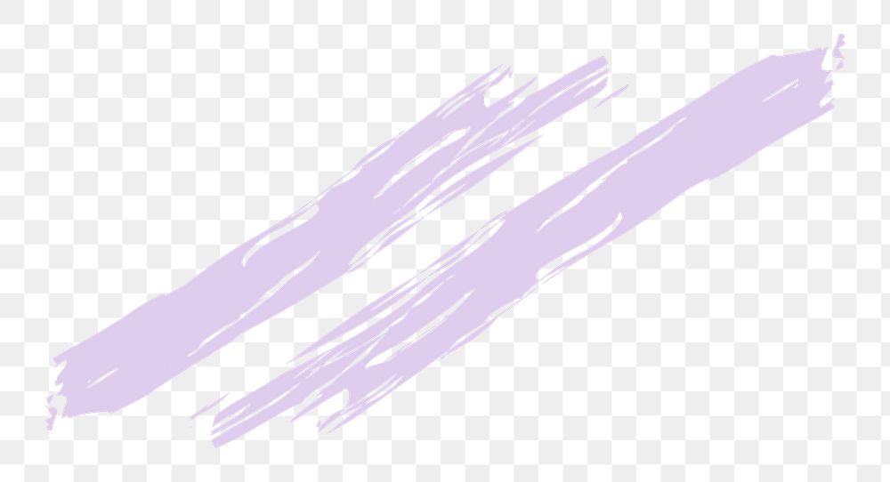 Purple brush strokes png, transparent background