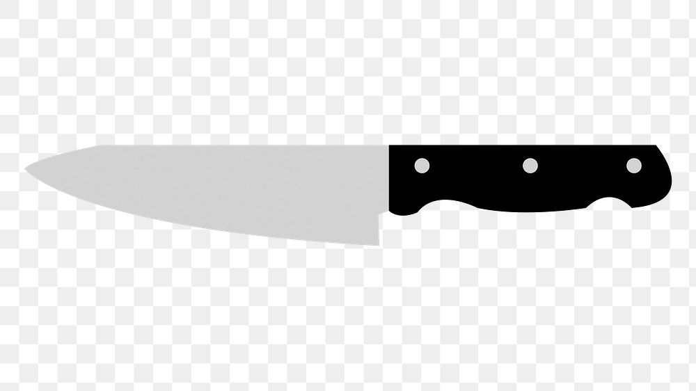 Knife png illustration, transparent background. Free public domain CC0 image.