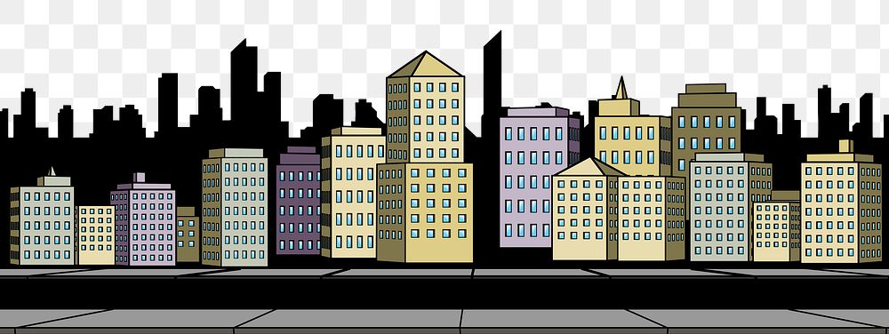 City building png illustration, transparent background. Free public domain CC0 image.