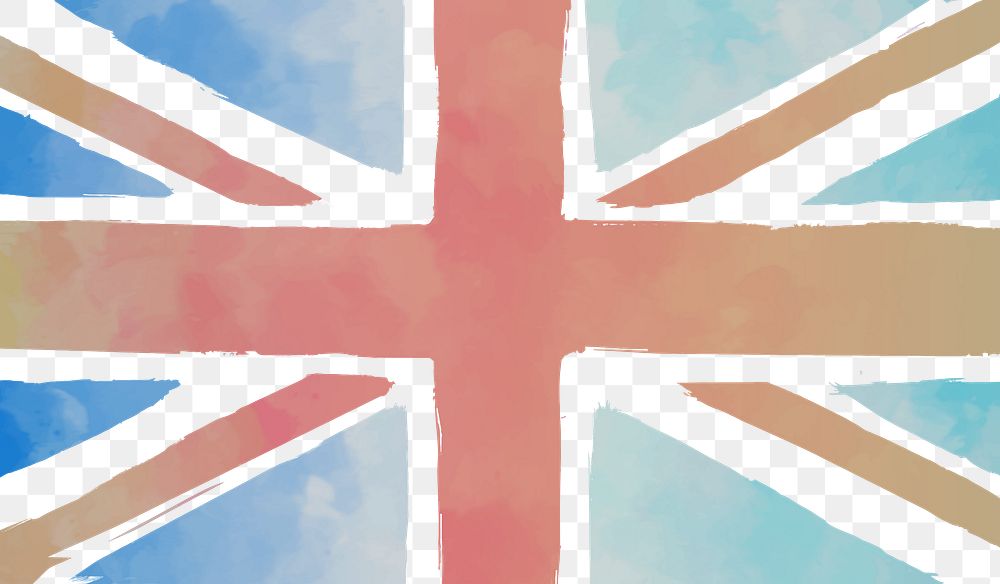 The Union flag png sticker, transparent background. Free public domain CC0 image.