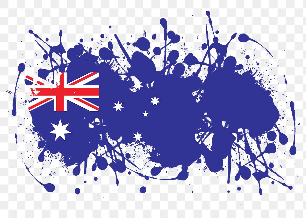Australia png sticker, transparent background. Free public domain CC0 image.