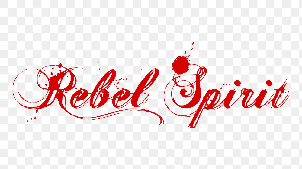 Rebel spirit png sticker, transparent background. Free public domain CC0 image.