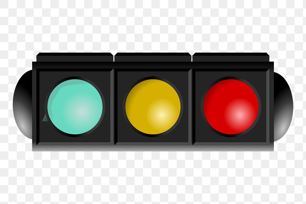 Traffic light png sticker, transparent background. Free public domain CC0 image.