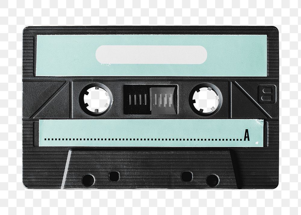 PNG Cassette tape, collage element, transparent background