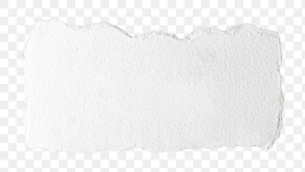 Ripped paper png, transparent background