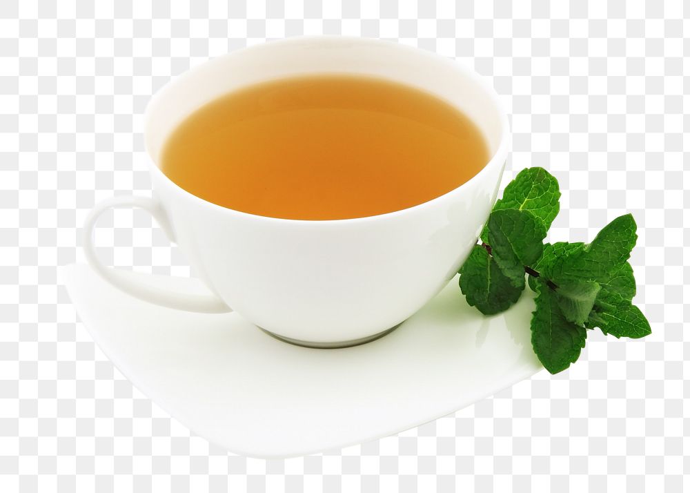 Cup of tea png, transparent background
