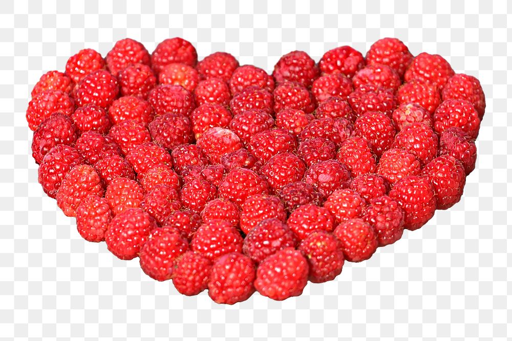 Raspberry fruit png sticker, transparent background