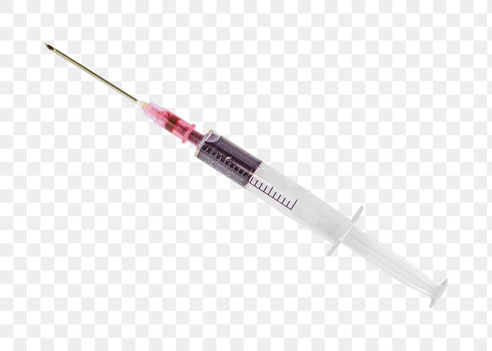 Medical needle png, transparent background