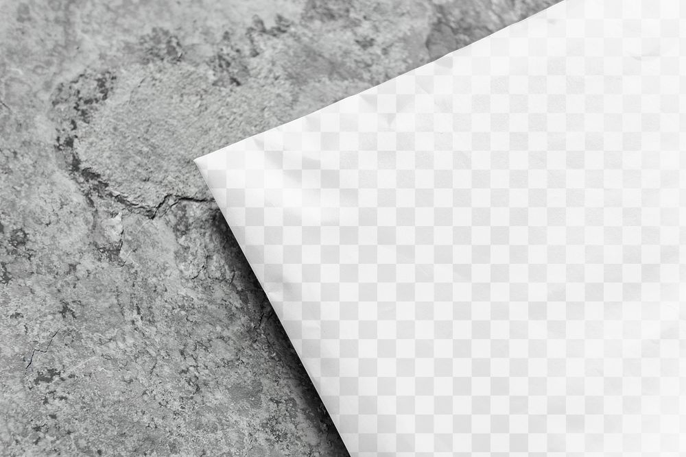 Plastic mailing bag png transparent mockup