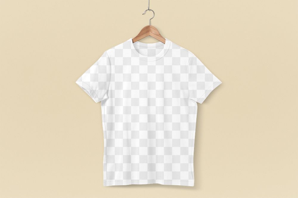 Women's t-shirt png transparent mockup