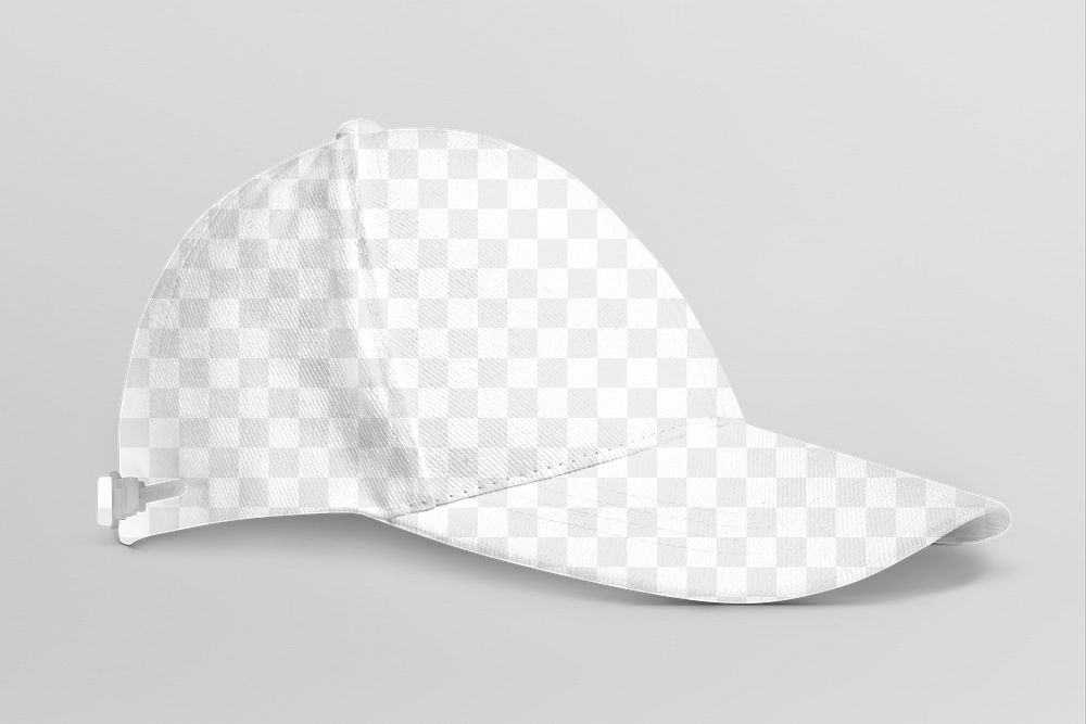 Baseball cap png transparent mockup