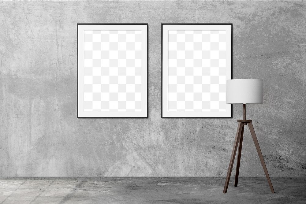 Photo frame png transparent mockup