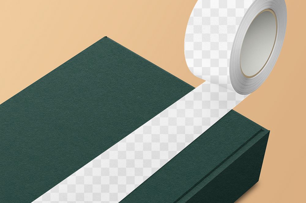 Duct tape png transparent mockup