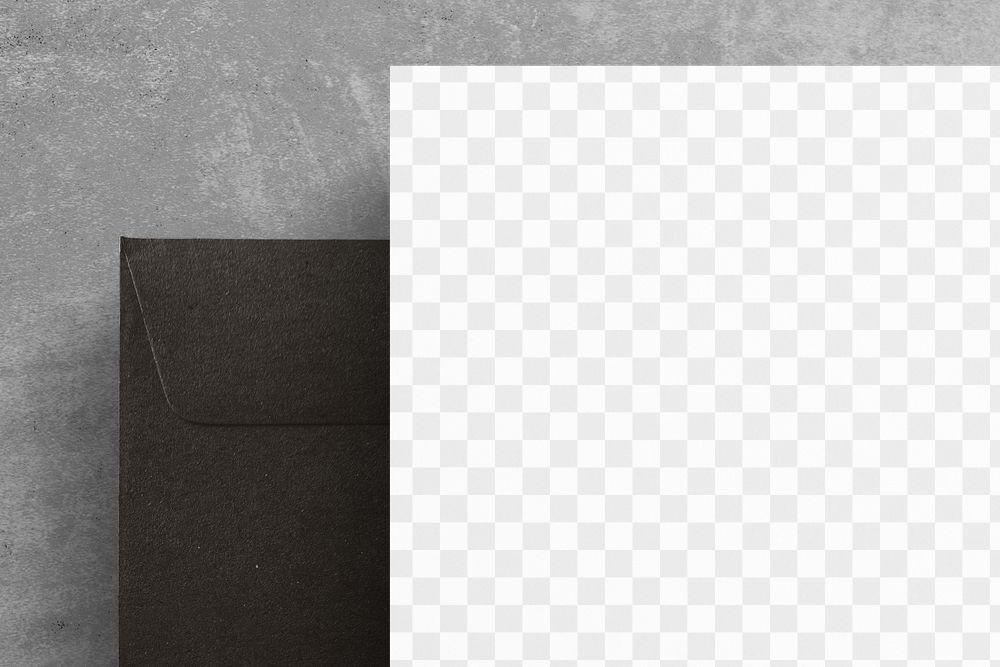 Poster paper png mockup, transparent design